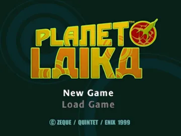 Planet Laika (JP) screen shot title